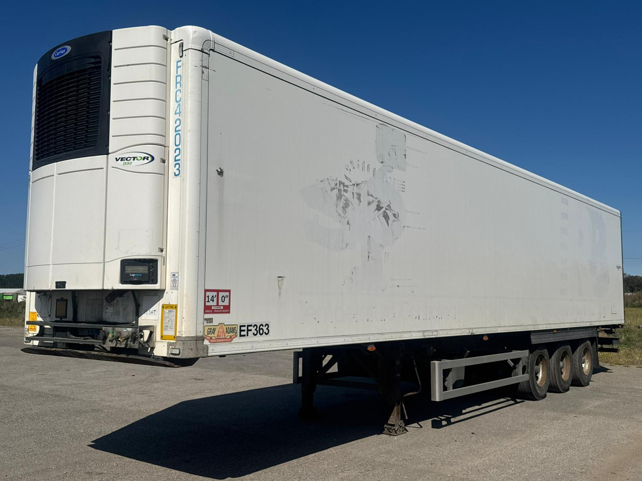 Gray and Adams 2017 Vector 1550 – 201786 - Kühlkoffer Auflieger: das Bild 1 Gray and Adams 2017 Vector 1550 – 201786 - Kühlkoffer Auflieger: das Bild 1