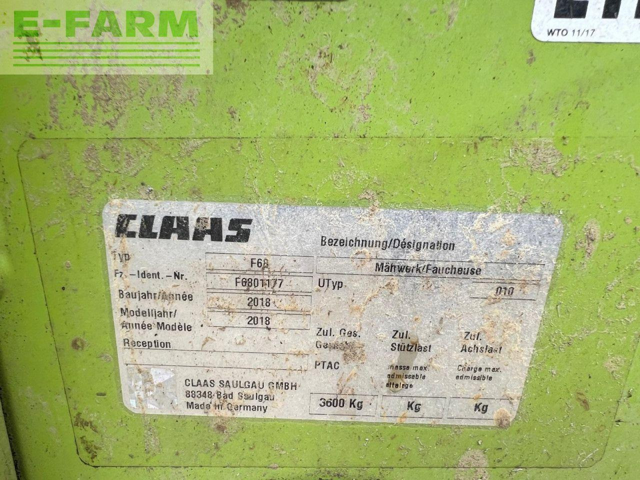 CLAAS DISCO 1100C BUTTERFLY - Mähwerk: das Bild 2 CLAAS DISCO 1100C BUTTERFLY - Mähwerk: das Bild 2