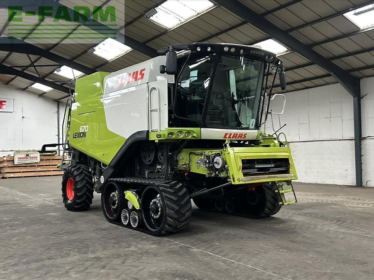 CLAAS USED 2016 LEXION 670TT C/W V770 VARIO CUTTERBAR (52804100) - Mähdrescher: das Bild 1 CLAAS USED 2016 LEXION 670TT C/W V770 VARIO CUTTERBAR (52804100) - Mähdrescher: das Bild 1