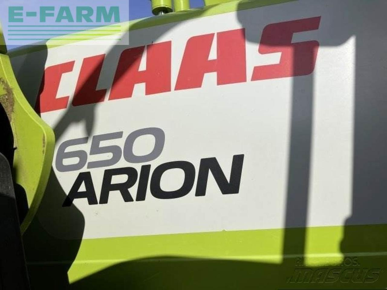 CLAAS arion 650 cmatic cebis+fl150 CMATIC CEBIS - Traktor: das Bild 2 CLAAS arion 650 cmatic cebis+fl150 CMATIC CEBIS - Traktor: das Bild 2