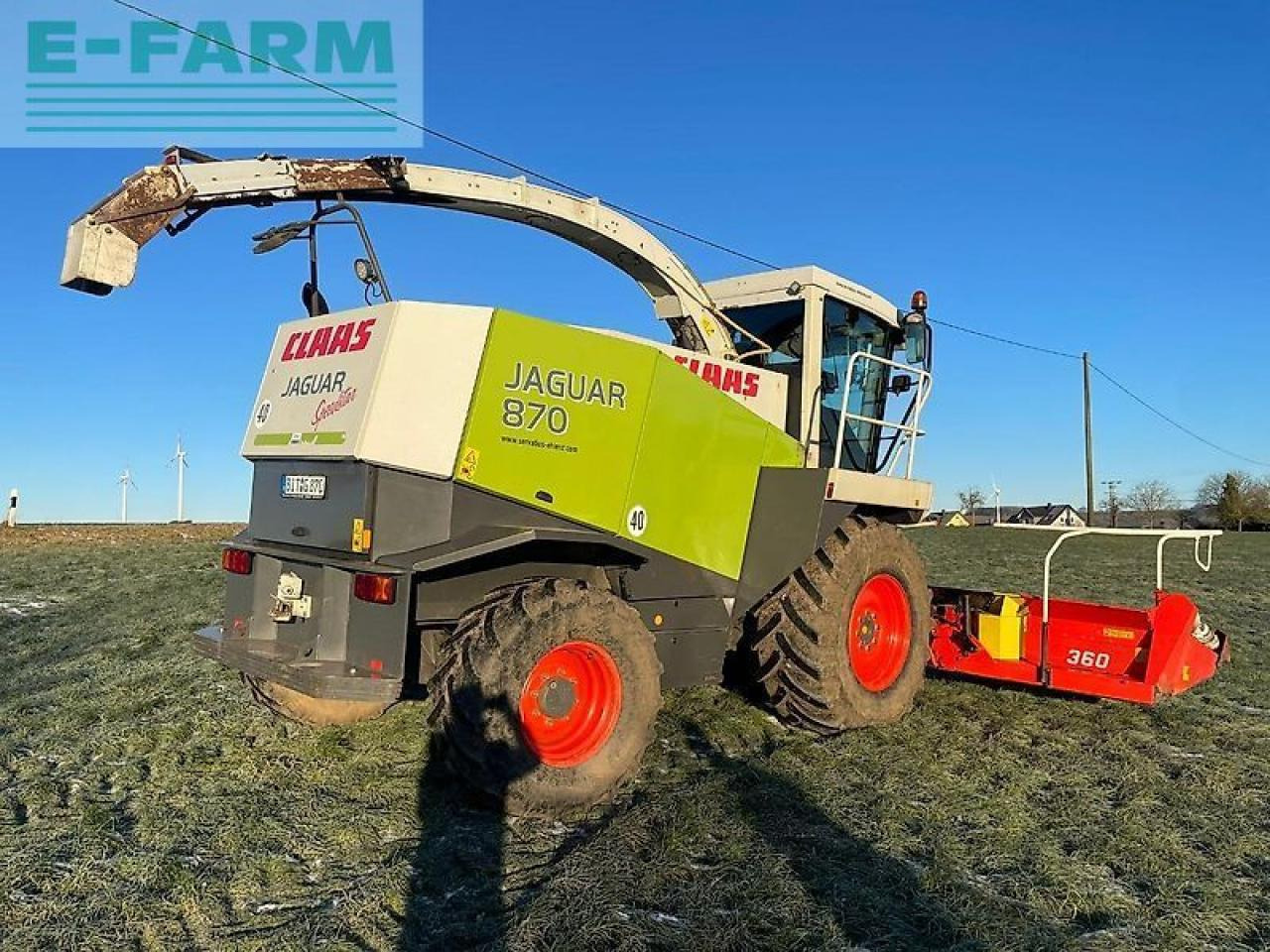CLAAS jaguar 870 speedstar + kemper 360 plus + pick-up top! - Feldhäcksler: das Bild 4 CLAAS jaguar 870 speedstar + kemper 360 plus + pick-up top! - Feldhäcksler: das Bild 4