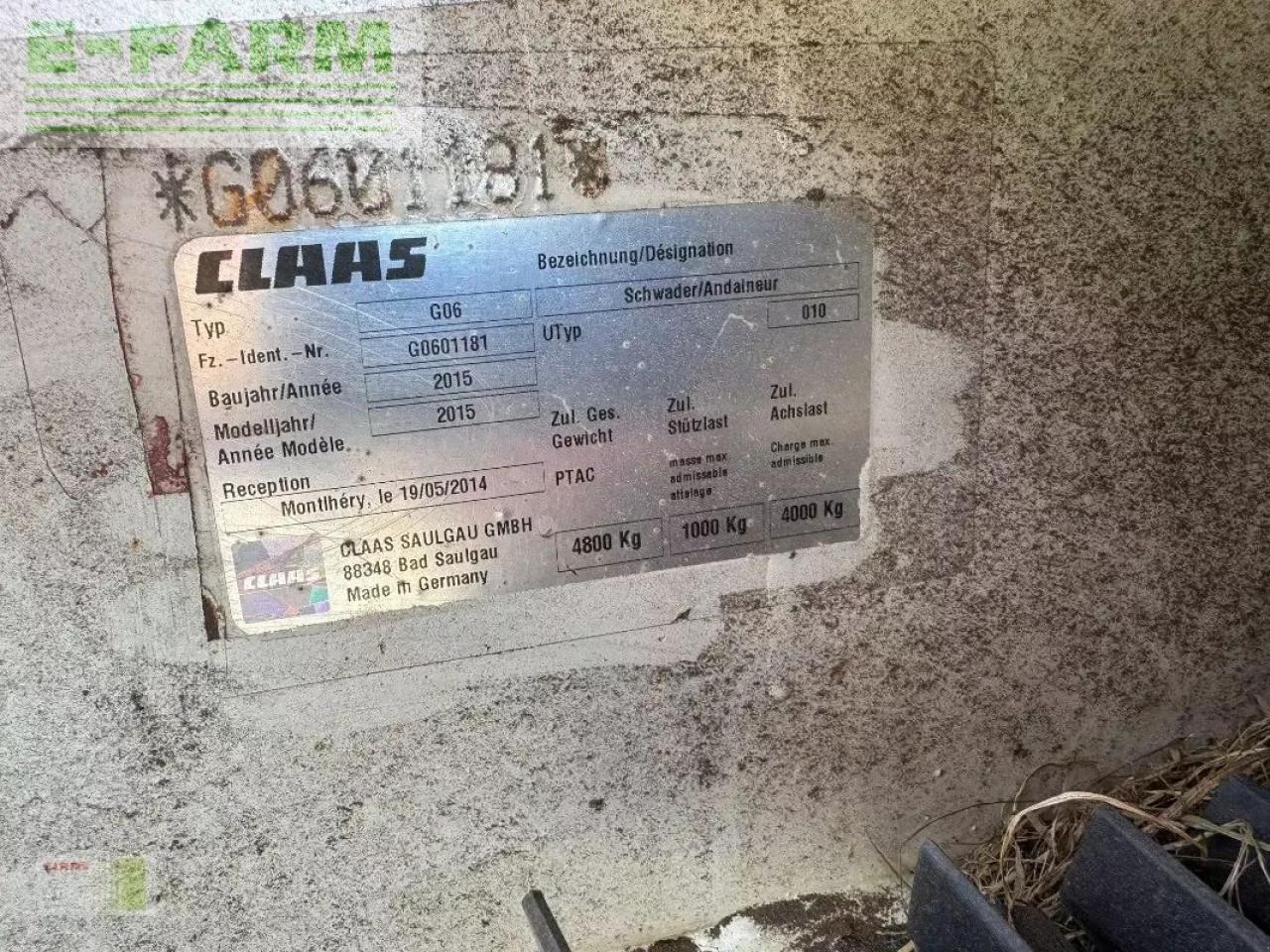 CLAAS liner 3600 - Heuwender/ Wenderechen: das Bild 2 CLAAS liner 3600 - Heuwender/ Wenderechen: das Bild 2