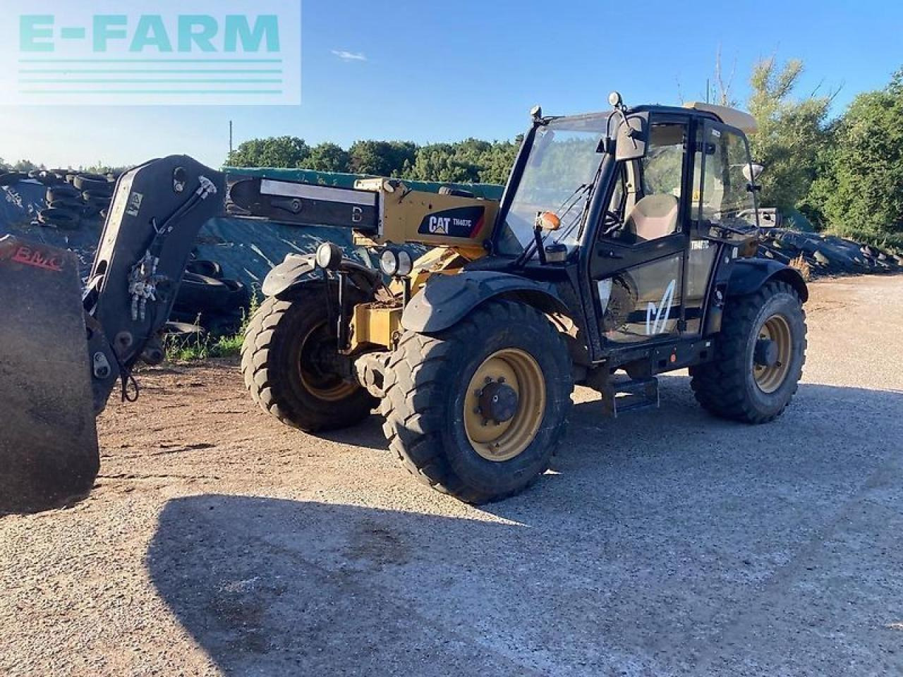 Teleskoplader Caterpillar cat th407c: das Bild 6