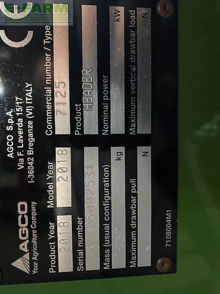 Fendt 25" ff - Ernteforsatz für Häcksler: das Bild 4 Fendt 25" ff - Ernteforsatz für Häcksler: das Bild 4