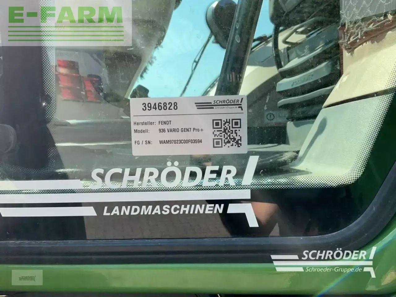 Traktor Fendt 936 vario gen7 profi plus ProfiPlus: das Bild 29