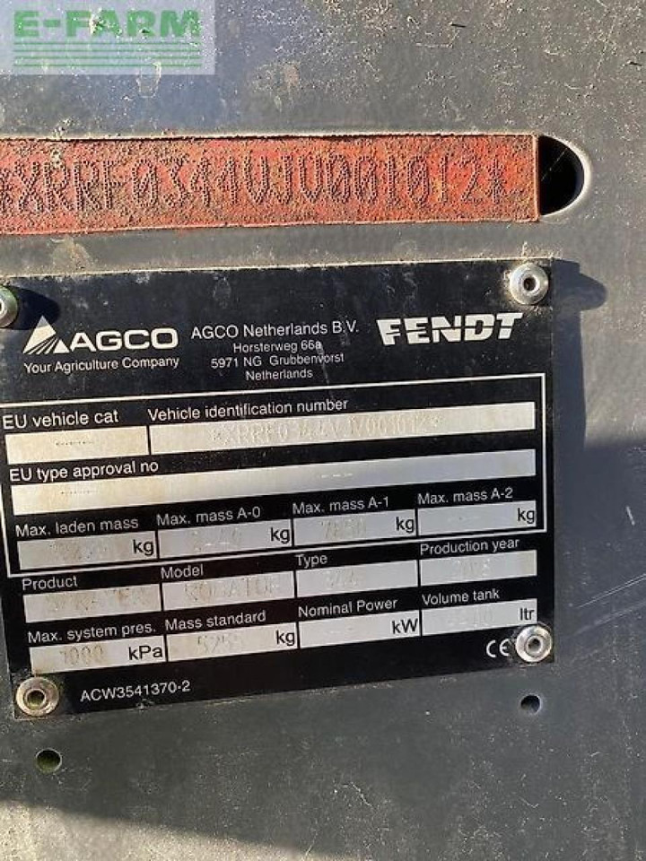 Fendt rogator 344 - Anhängespritze: das Bild 4 Fendt rogator 344 - Anhängespritze: das Bild 4