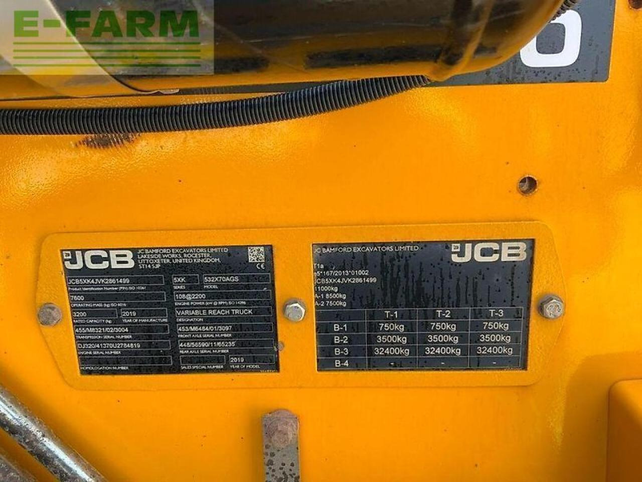 JCB 532-70 agri super telehandler (st22737) - Teleskoplader: das Bild 5 JCB 532-70 agri super telehandler (st22737) - Teleskoplader: das Bild 5