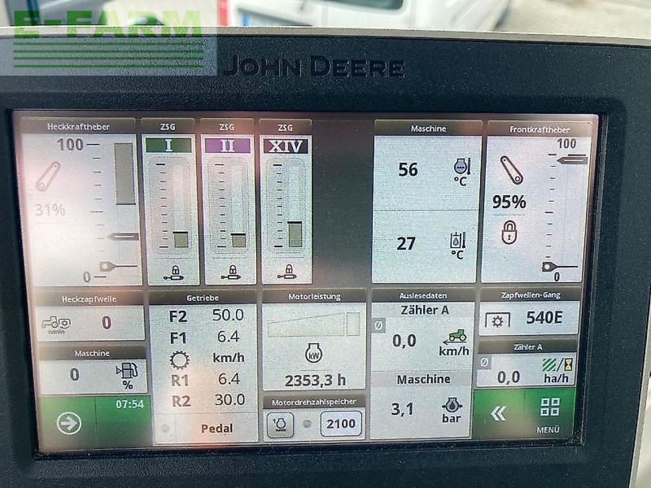 Traktor John Deere 6110r kommunal: das Bild 13