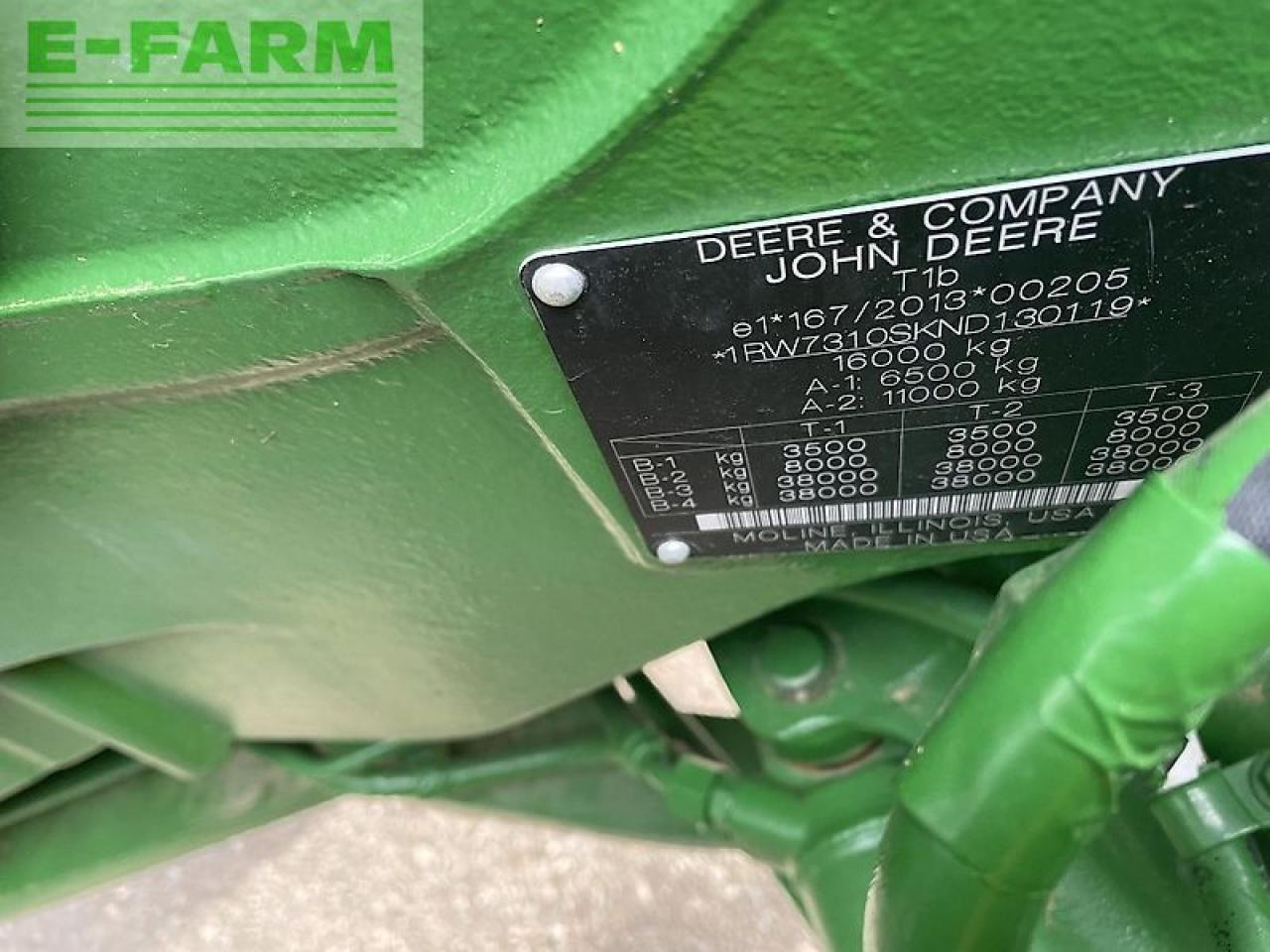 Traktor John Deere 7r310 / 7r 310: das Bild 12