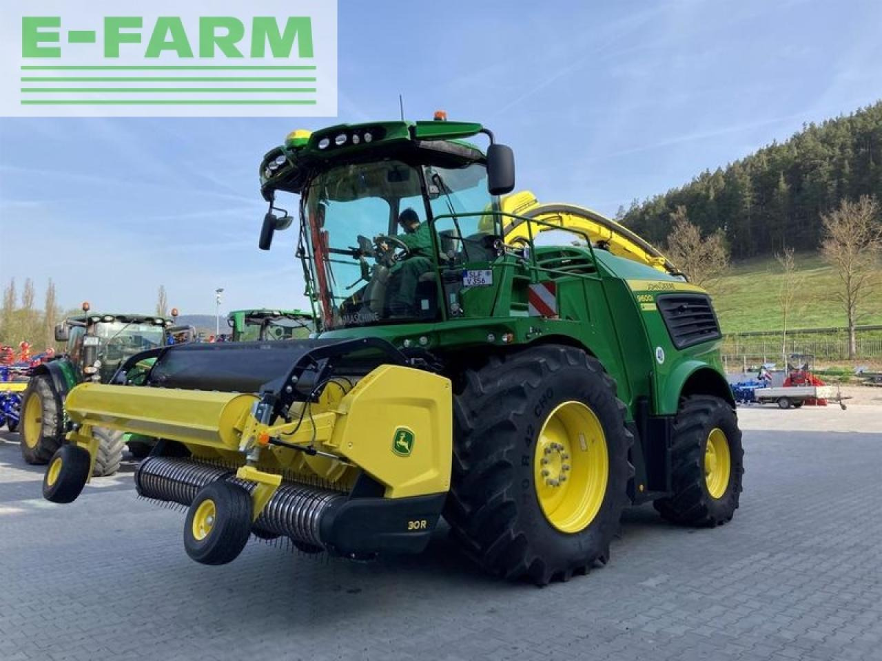 John Deere 9600i - Feldhäcksler: das Bild 1 John Deere 9600i - Feldhäcksler: das Bild 1