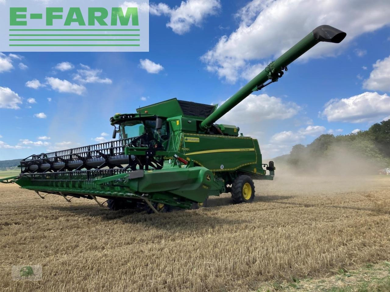 John Deere t670i hm - Mähdrescher: das Bild 1 John Deere t670i hm - Mähdrescher: das Bild 1