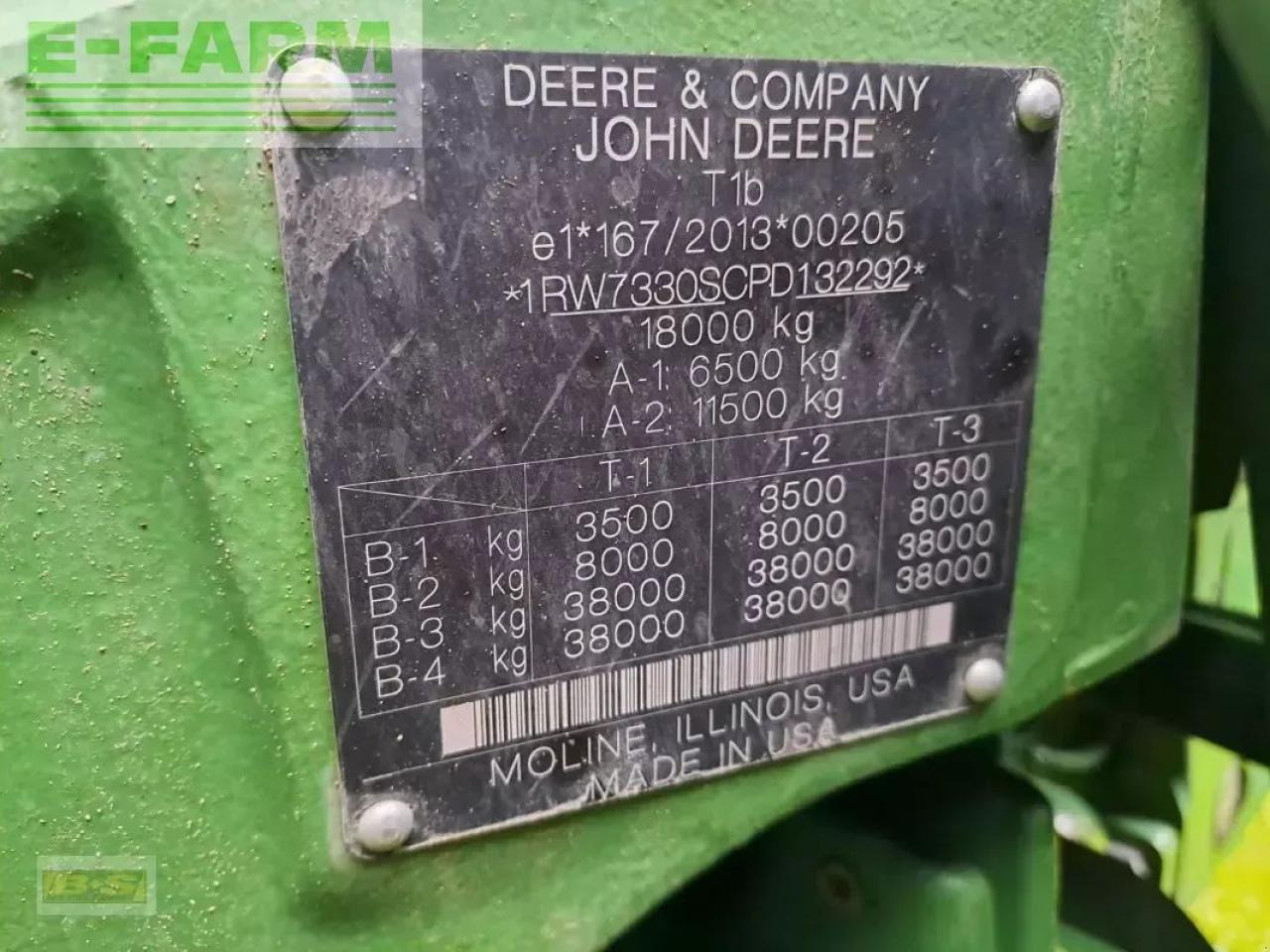 Traktor John Deere traktor 7r330: das Bild 11