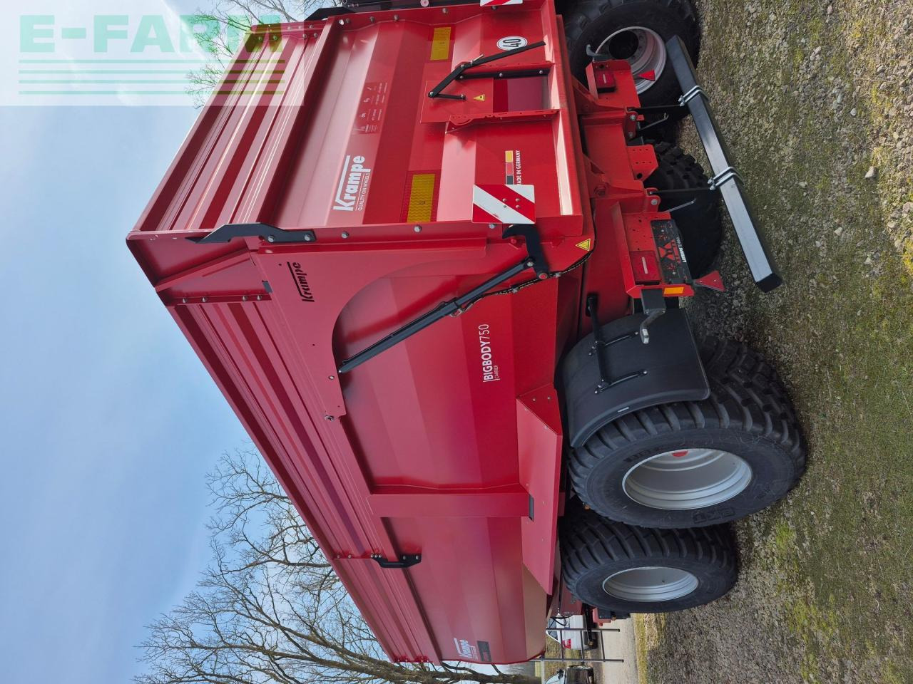 Krampe BIG BODY 750 - Landwirtschaftlicher Kipper: das Bild 3 Krampe BIG BODY 750 - Landwirtschaftlicher Kipper: das Bild 3