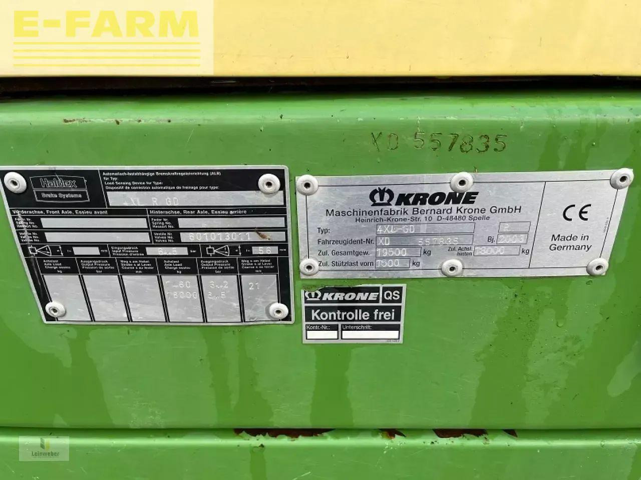 Ladewagen Krone 4 xl gd: das Bild 10