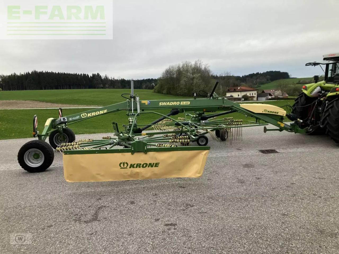 Heuwender/ Wenderechen Krone swadro ts 680: das Bild 6