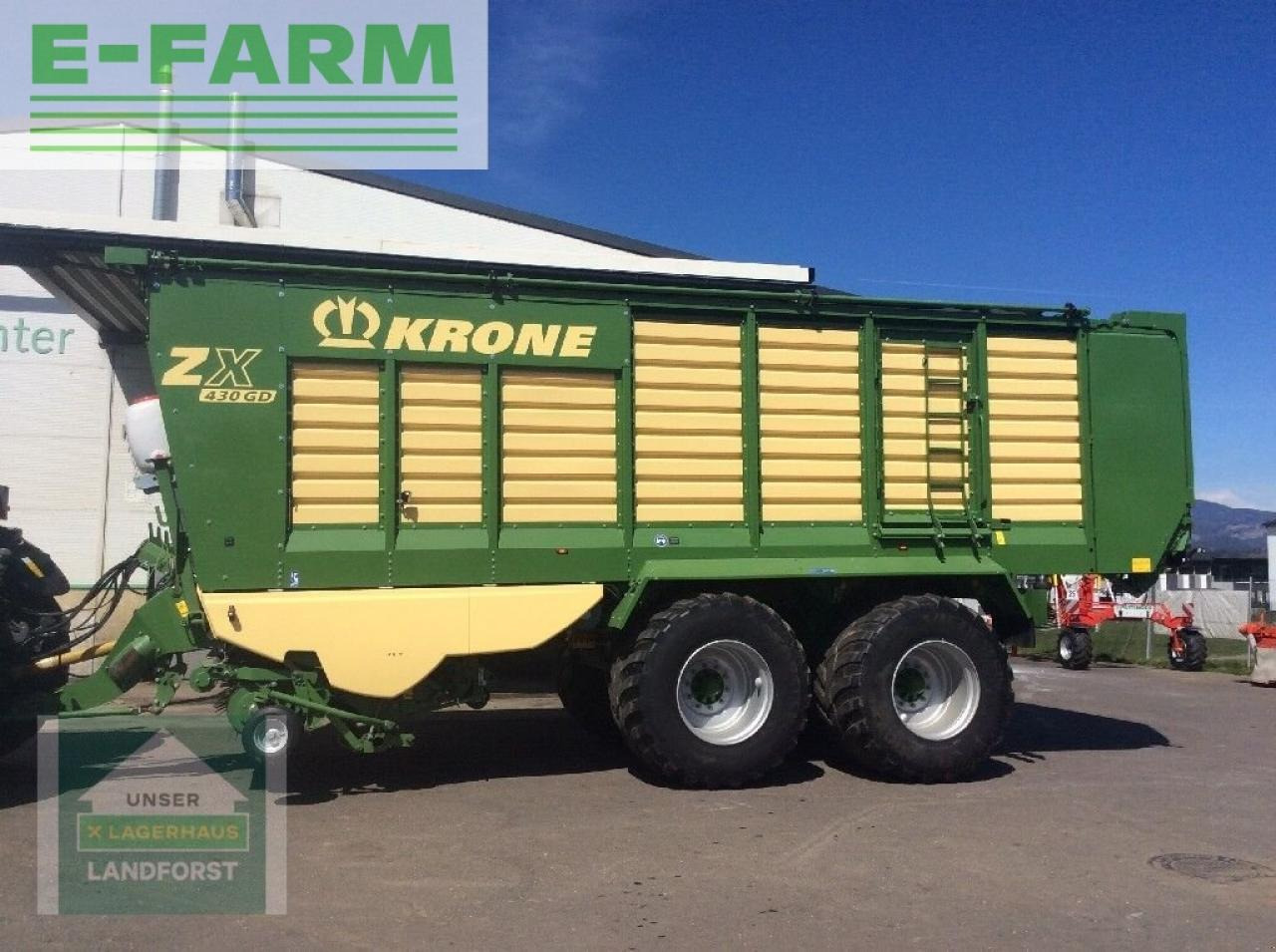 Krone zx 430 gd - Ladewagen: das Bild 2 Krone zx 430 gd - Ladewagen: das Bild 2