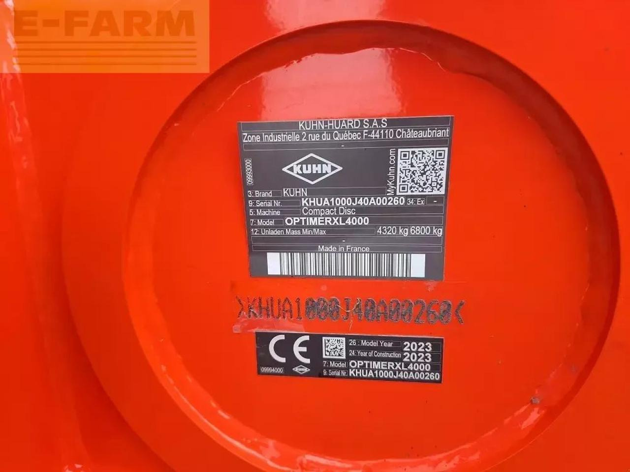 Kuhn optimer xl4000 - Scheibenegge: das Bild 5 Kuhn optimer xl4000 - Scheibenegge: das Bild 5