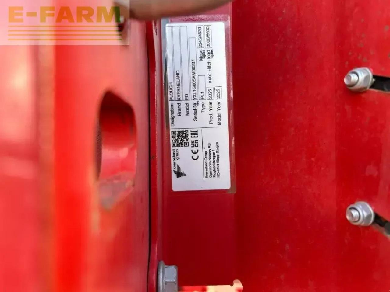 Kverneland ed-hd - Pflug: das Bild 3 Kverneland ed-hd - Pflug: das Bild 3