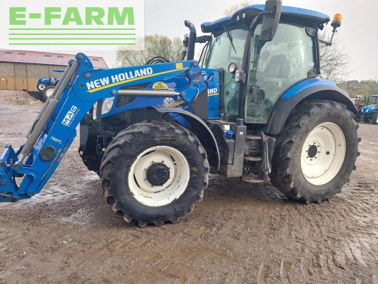 New Holland t6.155 - Traktor: das Bild 1 New Holland t6.155 - Traktor: das Bild 1