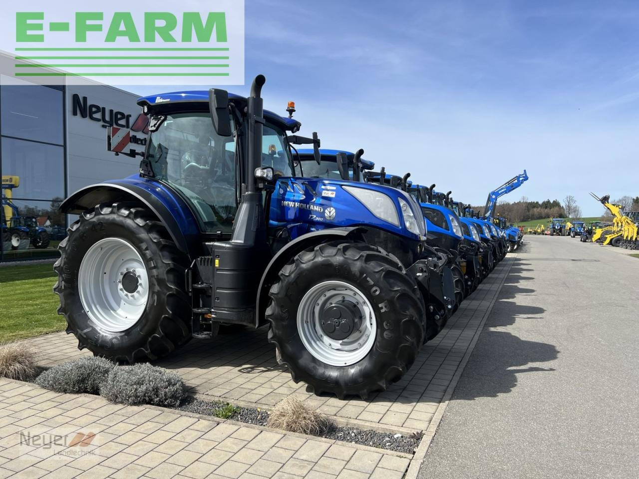 New Holland t7.300 blue power - Traktor: das Bild 1 New Holland t7.300 blue power - Traktor: das Bild 1