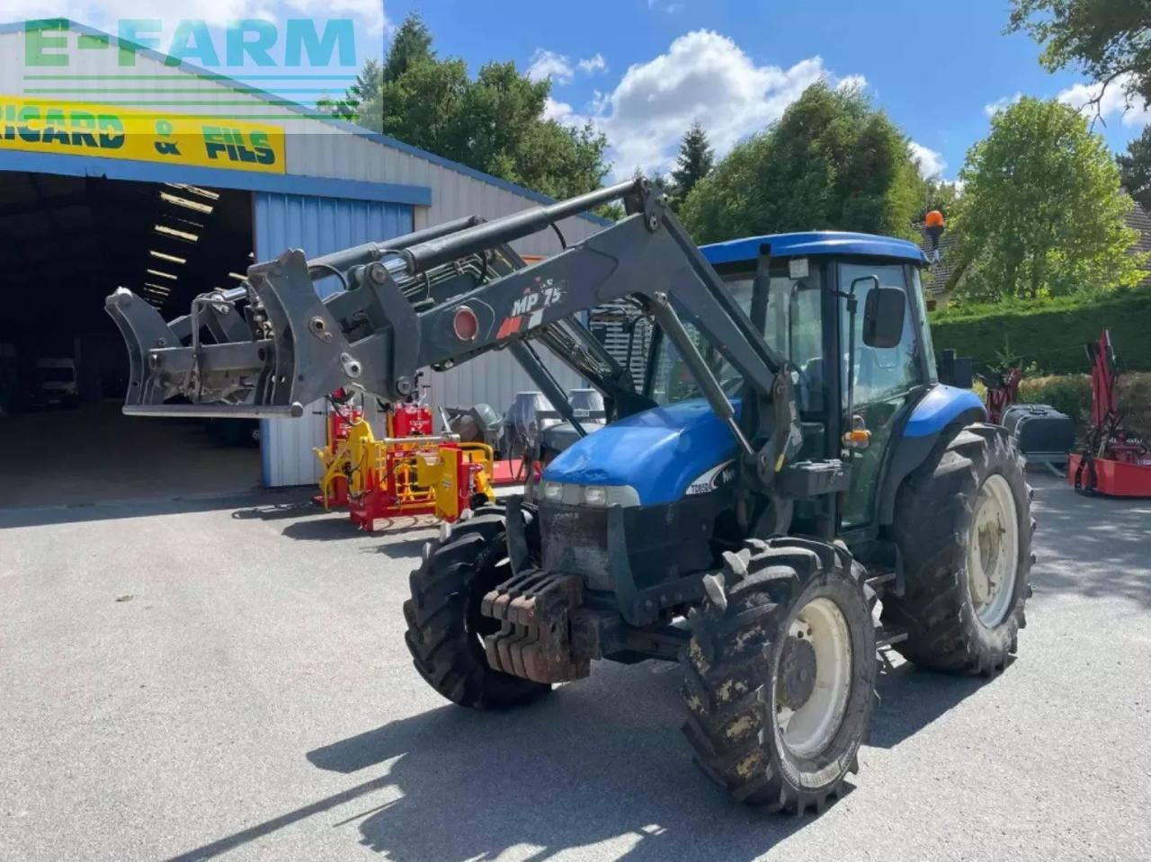 New Holland tracteur agricole td85d new holland D - Traktor: das Bild 1 New Holland tracteur agricole td85d new holland D - Traktor: das Bild 1