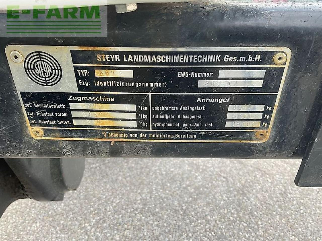 Traktor Steyr 667: das Bild 19