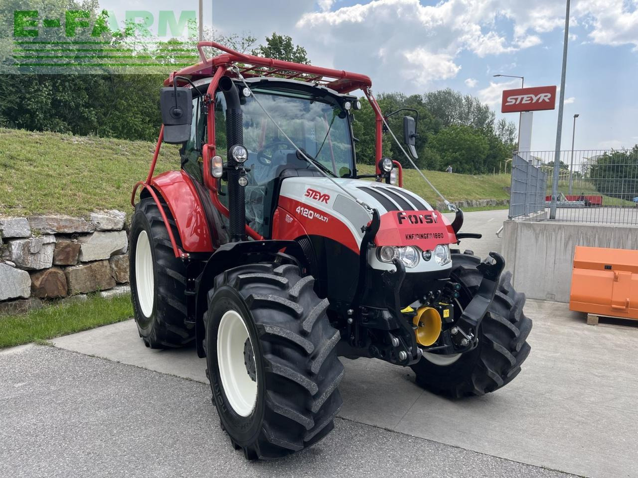 Steyr multi 4120 forst - Traktor: das Bild 3 Steyr multi 4120 forst - Traktor: das Bild 3