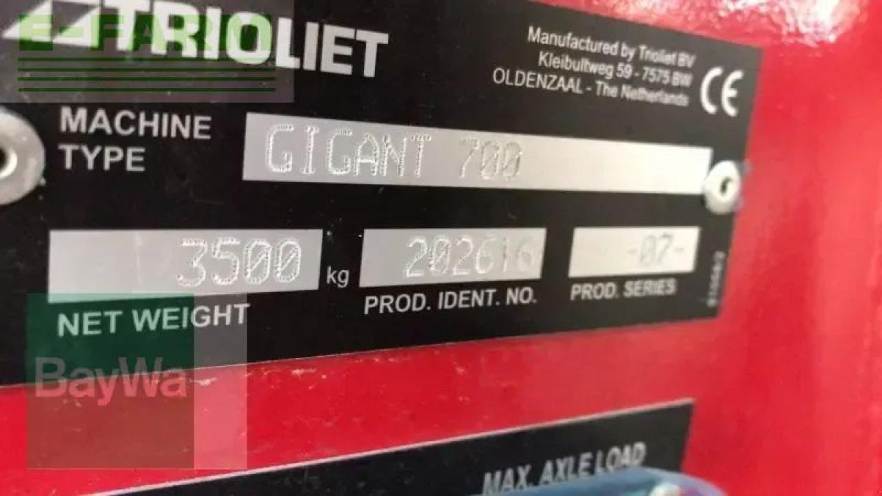 Fütterungstechnik Trioliet gigant 700: das Bild 21