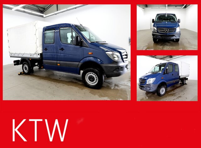 Planen Transporter, Transporter mit Doppelkabine MERCEDES-BENZ Sprinter 316CDI DOKA,Allrad,Klima: das Bild 1