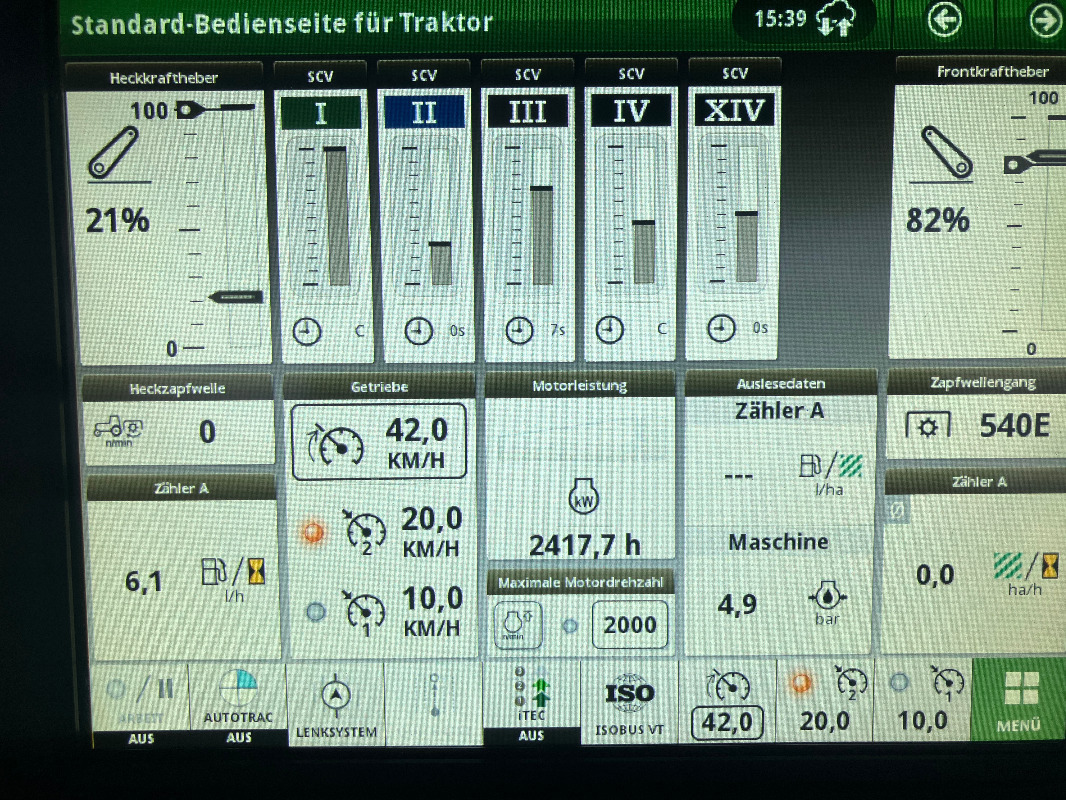 John Deere 6R185 - Traktor: das Bild 2 John Deere 6R185 - Traktor: das Bild 2