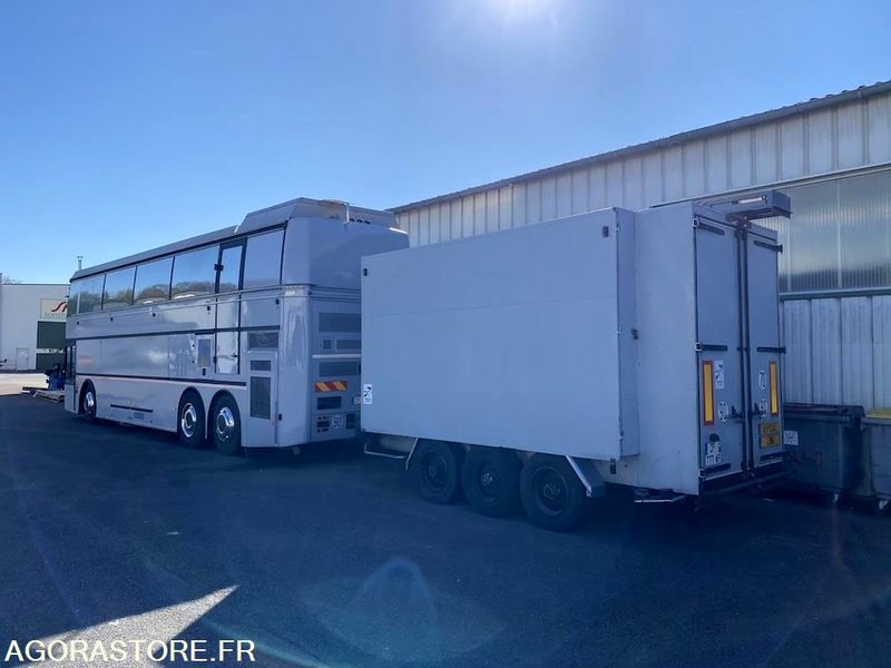 BUS VIP DOUBLE ETAGE MOTORHOMEVIP VANHOOL + REMORQUE + AUVENT DE RECEPTION - Doppeldeckerbus: das Bild 3 BUS VIP DOUBLE ETAGE MOTORHOMEVIP VANHOOL + REMORQUE + AUVENT DE RECEPTION - Doppeldeckerbus: das Bild 3