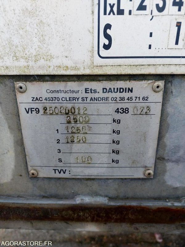 ROULOTTE DAUDIN BVRV6S - 2012 - Baumaschine: das Bild 2 ROULOTTE DAUDIN BVRV6S - 2012 - Baumaschine: das Bild 2