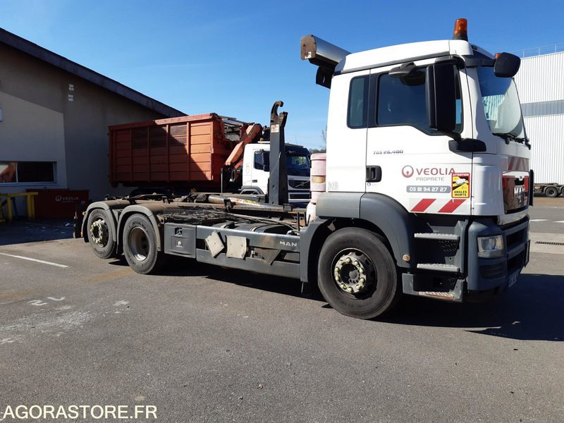 PORTEUR AMPLIROLL MAN TGS 26.400 (R51996) - BRAS GUIMA PALFINGER-2011-563 000 Km - LKW: das Bild 3 PORTEUR AMPLIROLL MAN TGS 26.400 (R51996) - BRAS GUIMA PALFINGER-2011-563 000 Km - LKW: das Bild 3