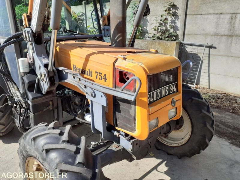 Tracteur Renault 754 (avec pelle faucheux f255) - Traktor: das Bild 1 Tracteur Renault 754 (avec pelle faucheux f255) - Traktor: das Bild 1