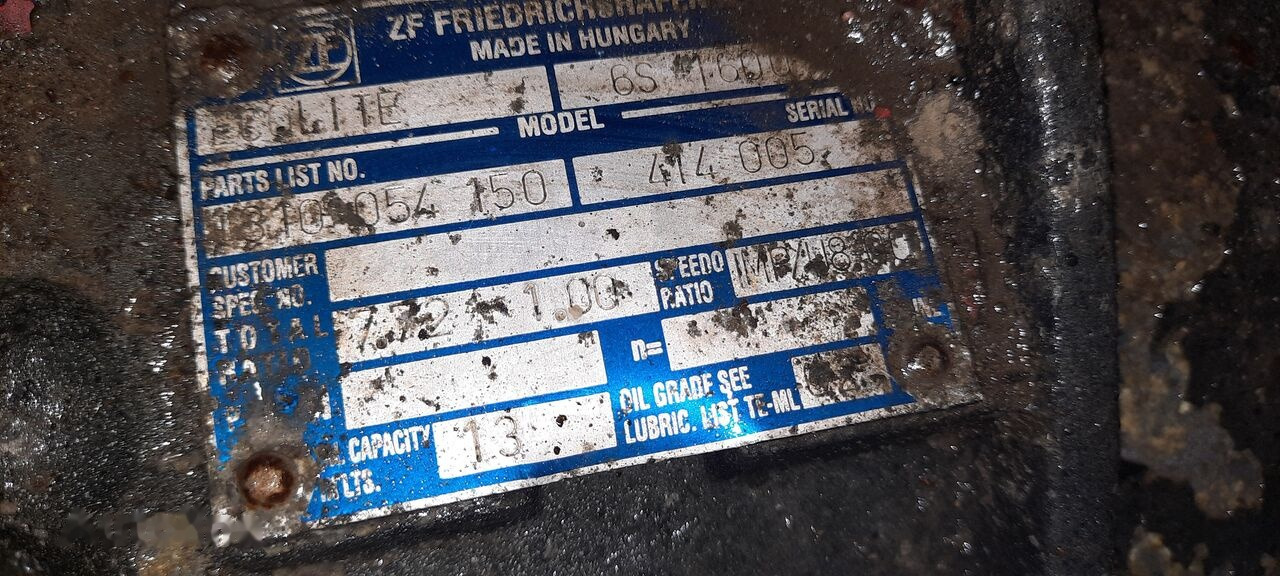 ZF 6S1600 IVECO MAN - Getriebe für Bus: das Bild 5 ZF 6S1600 IVECO MAN - Getriebe für Bus: das Bild 5