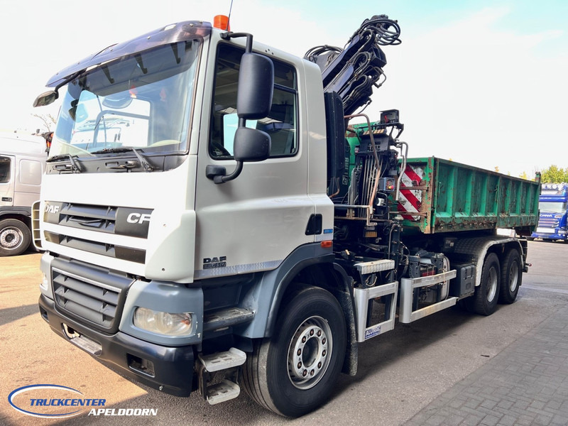 DAF CF 85.410 ATE, Hiab 166, 6x4 Steel spring - Kipper, Autokran: das Bild 3 DAF CF 85.410 ATE, Hiab 166, 6x4 Steel spring - Kipper, Autokran: das Bild 3