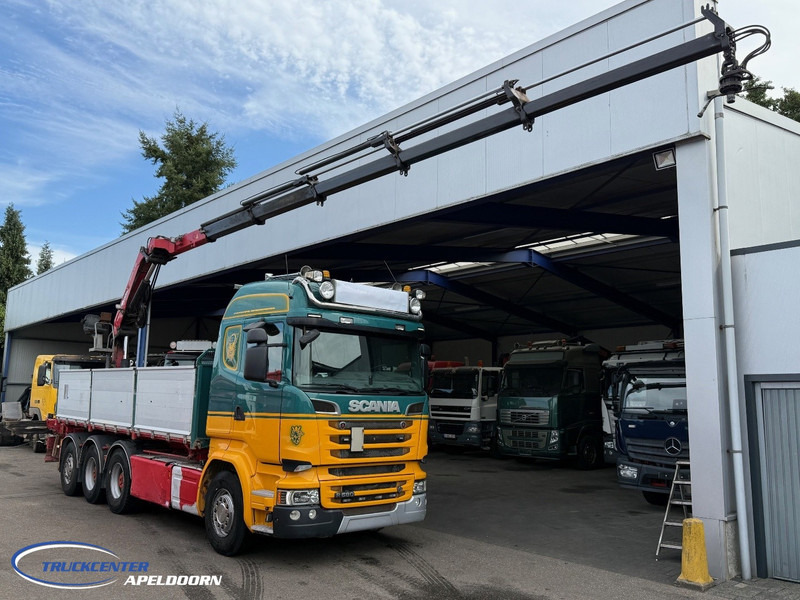 Scania R580 V8 8x4 Reduction axles, HMF 2620 K5 - Kipper, Autokran: das Bild 1 Scania R580 V8 8x4 Reduction axles, HMF 2620 K5 - Kipper, Autokran: das Bild 1