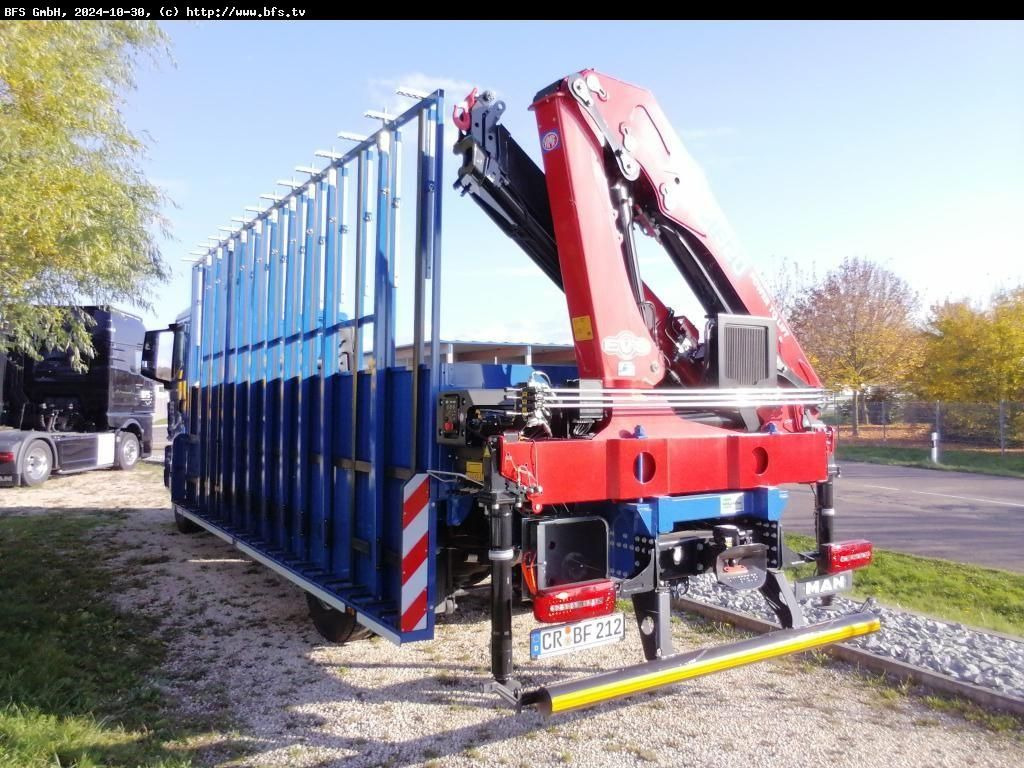MAN TGM (TG3) 18.320 4x2 BL CH Glastransporter Hegla - Pritsche LKW, Autokran: das Bild 3 MAN TGM (TG3) 18.320 4x2 BL CH Glastransporter Hegla - Pritsche LKW, Autokran: das Bild 3