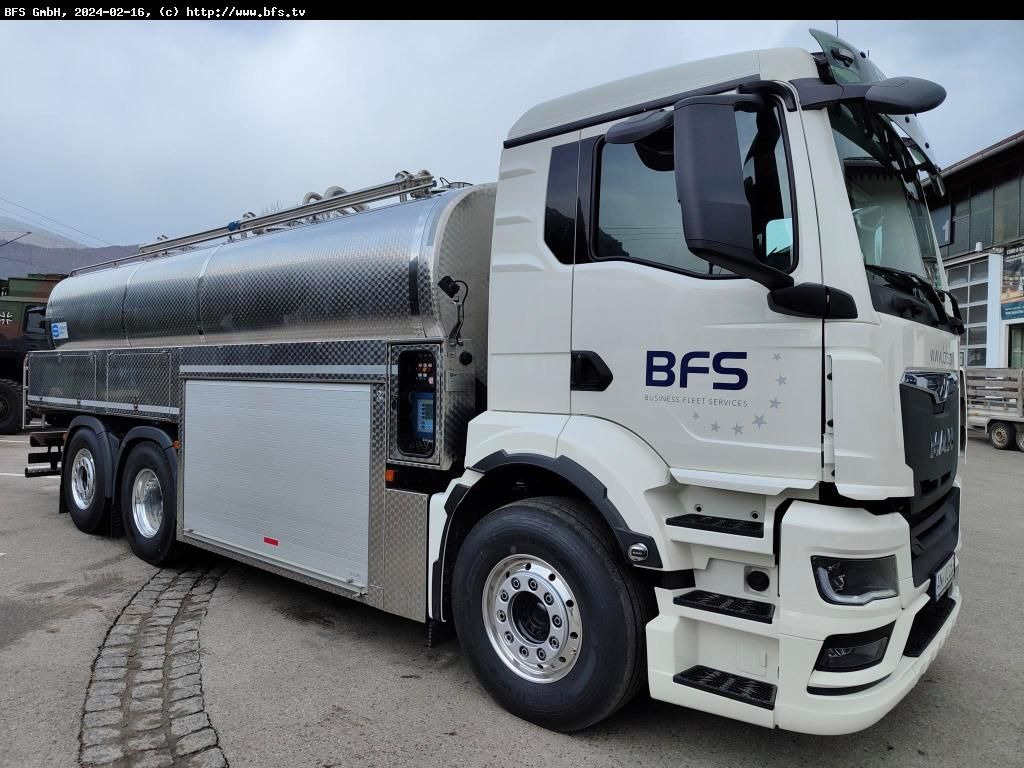 MAN TGS (TG3) 26.510 6x2-4 LL CH Schwarte Jansky, Ty - Tankwagen: das Bild 1 MAN TGS (TG3) 26.510 6x2-4 LL CH Schwarte Jansky, Ty - Tankwagen: das Bild 1