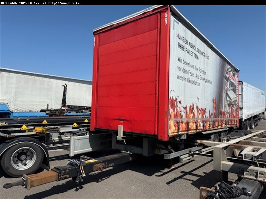 Wecon Anhänger AWZ218 LN BDF mit Staplermitnahme - Planenanhänger: das Bild 1 Wecon Anhänger AWZ218 LN BDF mit Staplermitnahme - Planenanhänger: das Bild 1