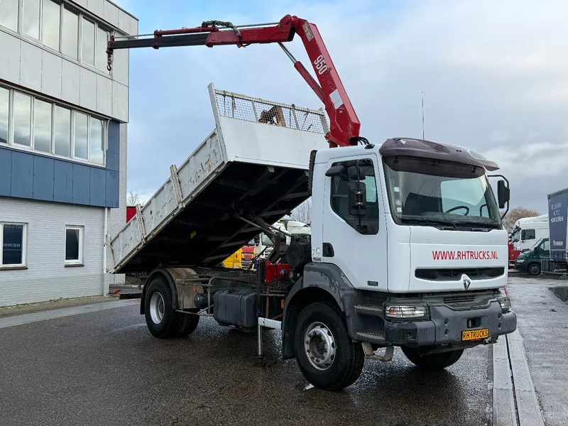 Renault Kerax 260 4X2 + HMF 953 K2 CRANE + TIPPER MARREL - EURO 3 - MANUAL - FULL STEEL SUSP. - Kipper, Autokran: das Bild 3 Renault Kerax 260 4X2 + HMF 953 K2 CRANE + TIPPER MARREL - EURO 3 - MANUAL - FULL STEEL SUSP. - Kipper, Autokran: das Bild 3