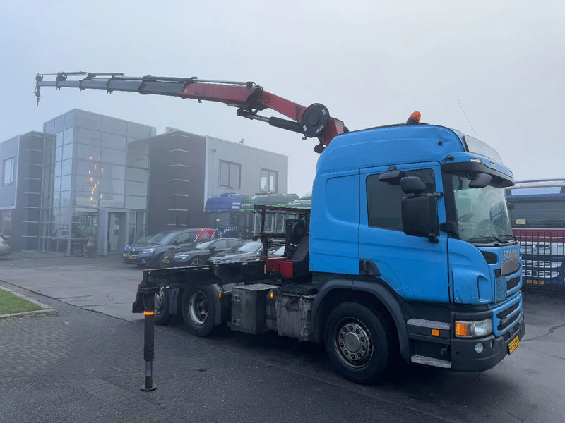 Scania P450 6X2 - EURO 6 + HMF 2620-K5 + REMOTE + LIFT AXLE - Sattelzugmaschine: das Bild 1 Scania P450 6X2 - EURO 6 + HMF 2620-K5 + REMOTE + LIFT AXLE - Sattelzugmaschine: das Bild 1