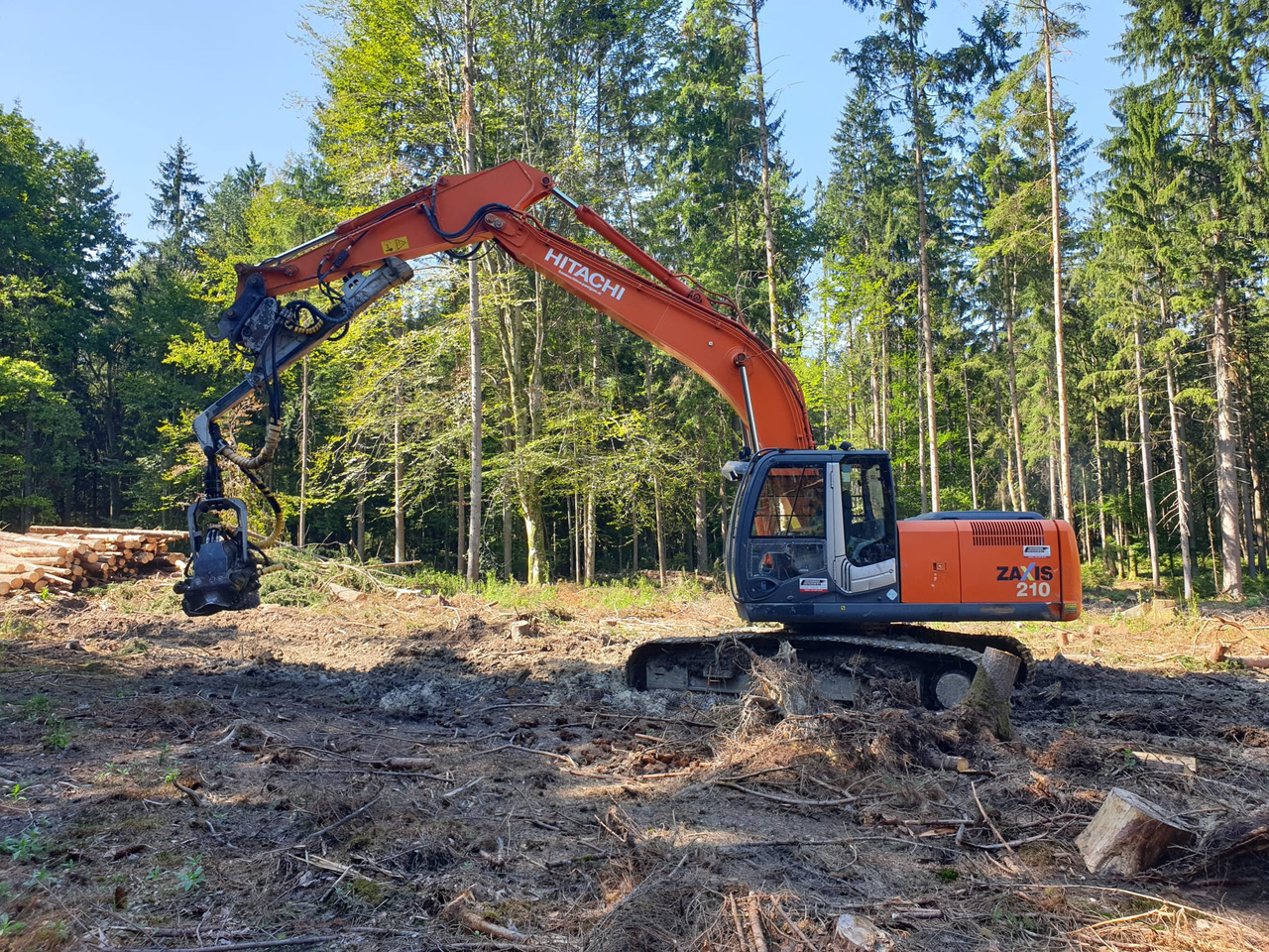 HITACHI ZX 210-3 with Kesla 25 RH - Kettenbagger: das Bild 1 HITACHI ZX 210-3 with Kesla 25 RH - Kettenbagger: das Bild 1