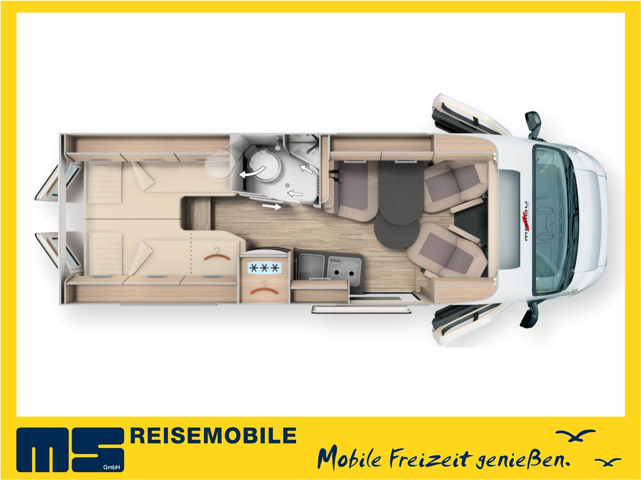 Malibu VAN COMFORT GT- 640 LE / NAVIGATION & KEYLESS - Camper Van: das Bild 2 Malibu VAN COMFORT GT- 640 LE / NAVIGATION & KEYLESS - Camper Van: das Bild 2