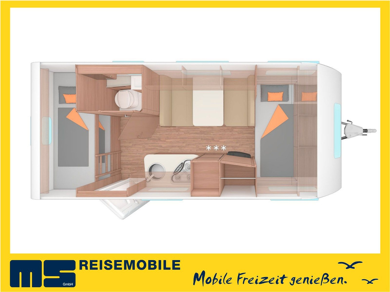 Weinsberg CARAONE 480 QDK / - 2026 - / ETAGENBETTEN - Wohnwagen: das Bild 2 Weinsberg CARAONE 480 QDK / - 2026 - / ETAGENBETTEN - Wohnwagen: das Bild 2