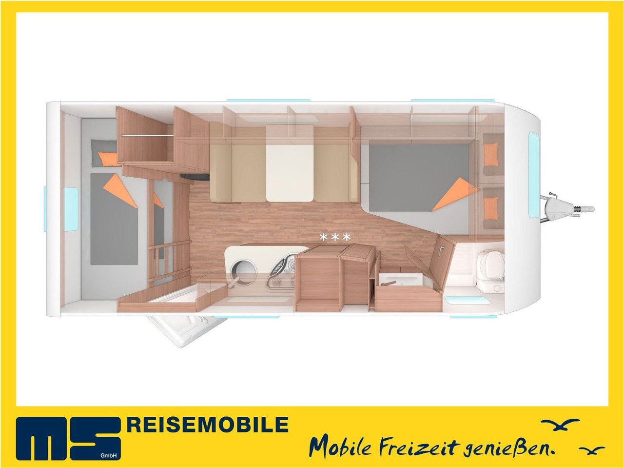 Weinsberg CARAONE 500 FDK -MODELL 2026- / 1700kg - Wohnwagen: das Bild 2 Weinsberg CARAONE 500 FDK -MODELL 2026- / 1700kg - Wohnwagen: das Bild 2