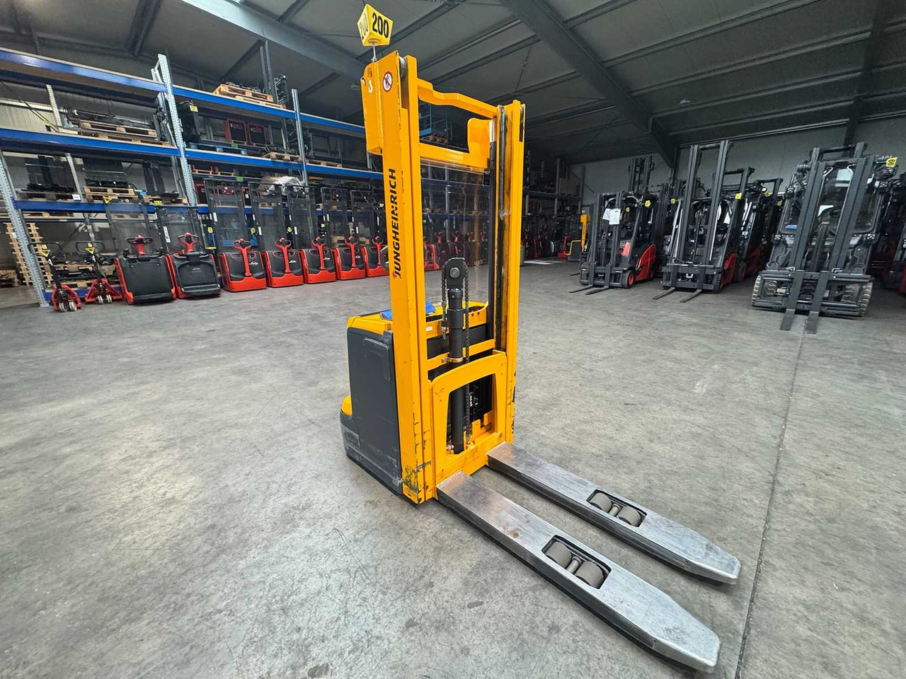 2013 JUNGHEINRICH EJC220 2,000KG STACKER PALLET TRUCK ANT FREE LIFT - Gabelstapler: das Bild 1 2013 JUNGHEINRICH EJC220 2,000KG STACKER PALLET TRUCK ANT FREE LIFT - Gabelstapler: das Bild 1