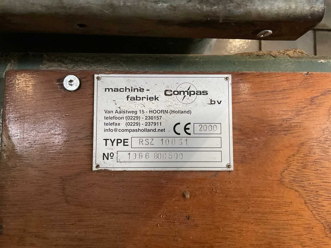 Compas RSZ 100 S1 - Nacherntebehandlung Gerät: das Bild 4 Compas RSZ 100 S1 - Nacherntebehandlung Gerät: das Bild 4