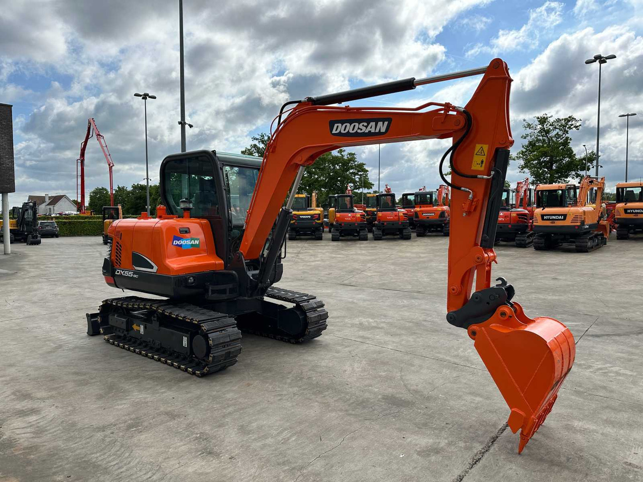 Doosan DX55-9C - Kettenbagger: das Bild 3 Doosan DX55-9C - Kettenbagger: das Bild 3