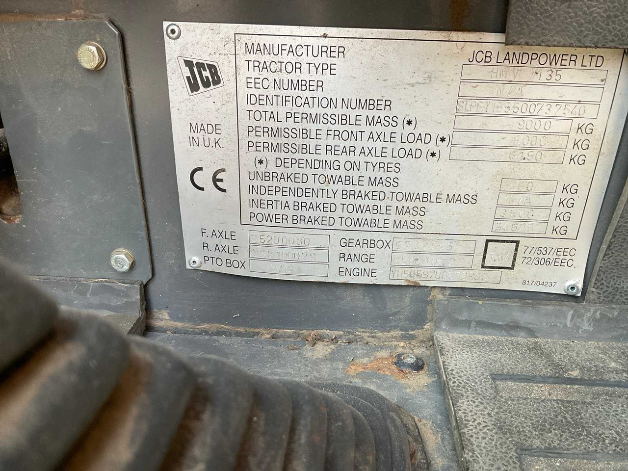 Traktor JCB Fastrac 1135 4WS: das Bild 41